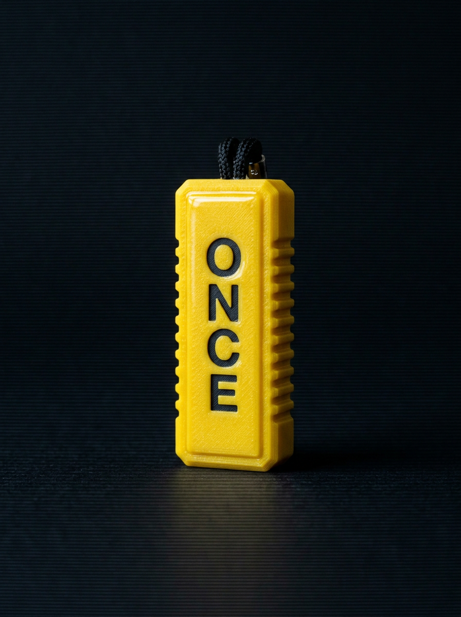 Walkman Slider anchor in matte Walkman Yellow